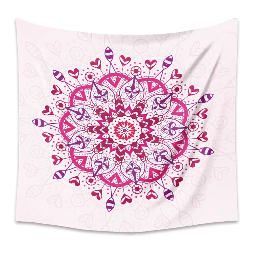Mandala Tapestry Wall Decor In Pink